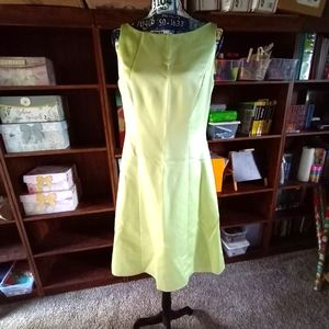 David's Bridal Light Green Midi Dress